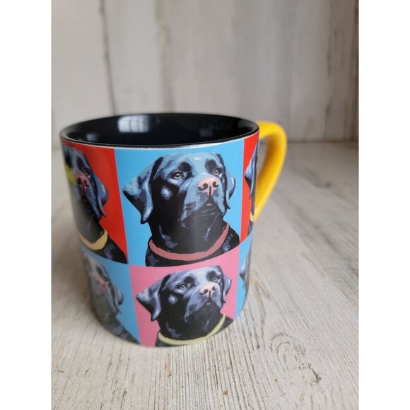 Paw pallets black lab mug home decor cup dog collar kitchen - Picture 5 of 8